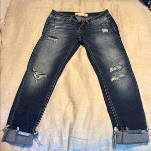 Distressed Blue Jeans for Women